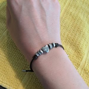 Fossil leather bracelet